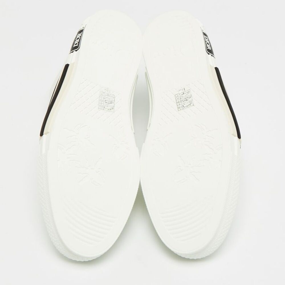 Dior B23 Size 42 White Canvas And Pvc High Top Sneakers - Picture 6 of 7